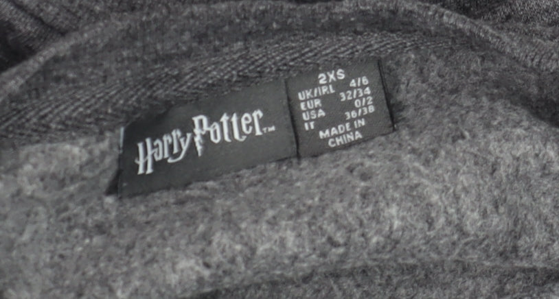 Boys UK Size 2XS Harry Potter Grey Pullover Casual
