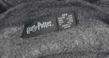 Boys UK Size 2XS Harry Potter Grey Pullover Casual