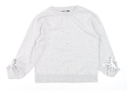 Womens UK Size 8 Marks and Spencer Grey Basic T-Shirt