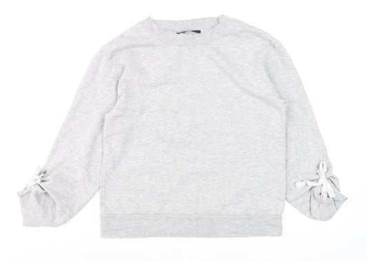 Womens UK Size 8 Marks and Spencer Grey Basic T-Shirt