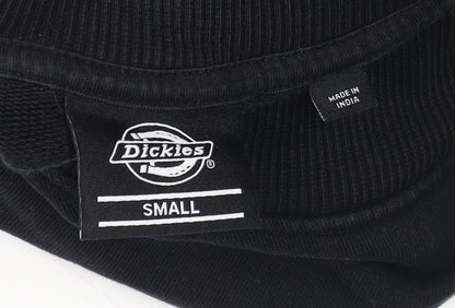 Mens UK Size S Dickies Black Pullover Sweatshirt
