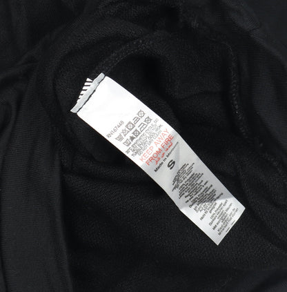 Mens UK Size S Boohoo Black Pullover Sweatshirt