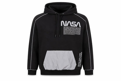 Mens UK Size S Pull&Bear Black Pullover Hoodie