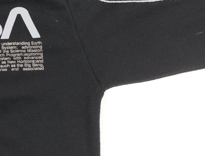 Mens UK Size S Pull&Bear Black Pullover Hoodie