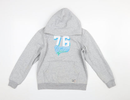 Boys UK Size 14 Years DOMYOS Grey Pullover Hoodie