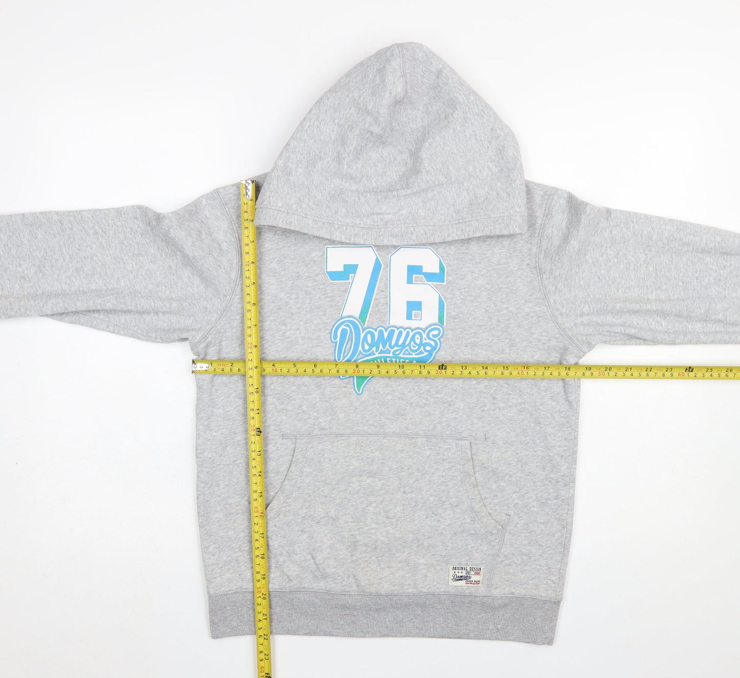 Boys UK Size 14 Years DOMYOS Grey Pullover Hoodie