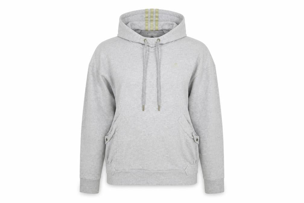 Womens UK Size 10 adidas Grey Pullover Hoodie
