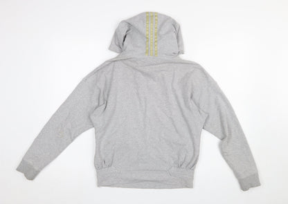 Womens UK Size 10 adidas Grey Pullover Hoodie