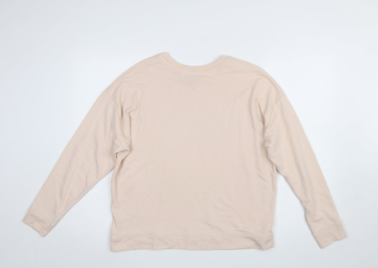 Womens UK Size S New Look Beige Pullover Sweatshirt