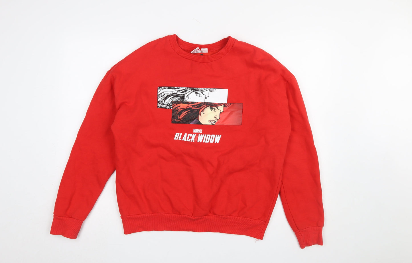 Womens UK Size M Primark Red Pullover Sweatshirt