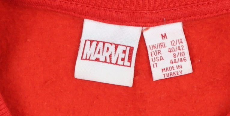 Womens UK Size M Primark Red Pullover Sweatshirt