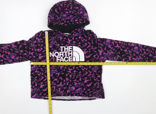Girls UK Size L The North Face Purple Pullover Hoodie