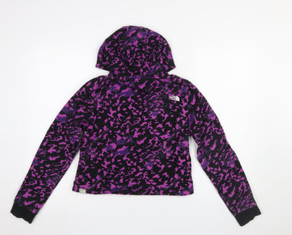 Girls UK Size L The North Face Purple Pullover Hoodie