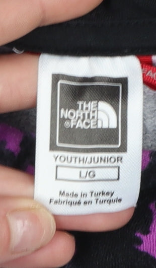 Girls UK Size L The North Face Purple Pullover Hoodie