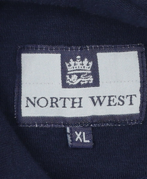 Mens UK Size XL North West Blue Pullover Hoodie