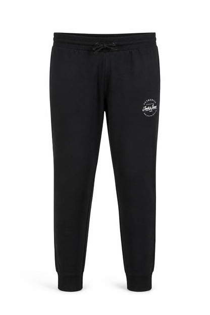 Boys UK Size 164 JACK & JONES Regular Fit Jogger Black Trousers