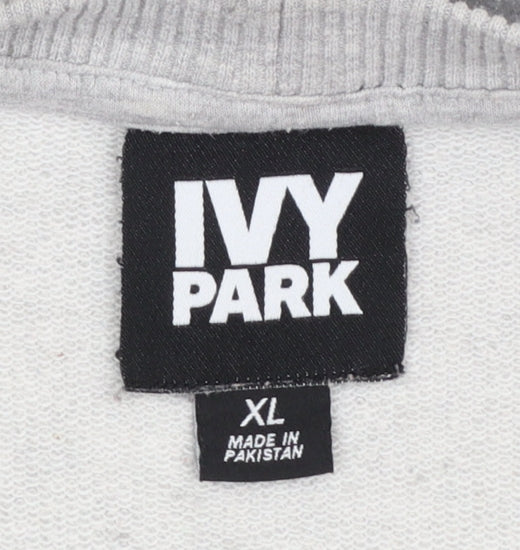 Womens UK Size XL IVY PARK Grey Pullover Sweatshirt