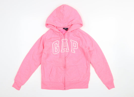Girls UK Size S Gap Pink Full Zip Hoodie