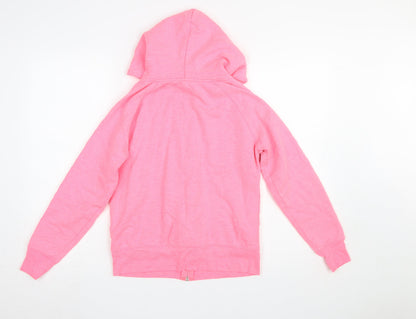 Girls UK Size S Gap Pink Full Zip Hoodie