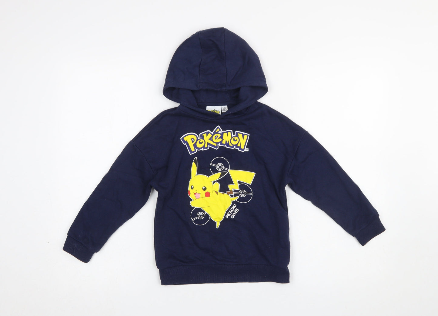 Boys UK Size 5-6 Years Primark Blue Pullover Hoodie