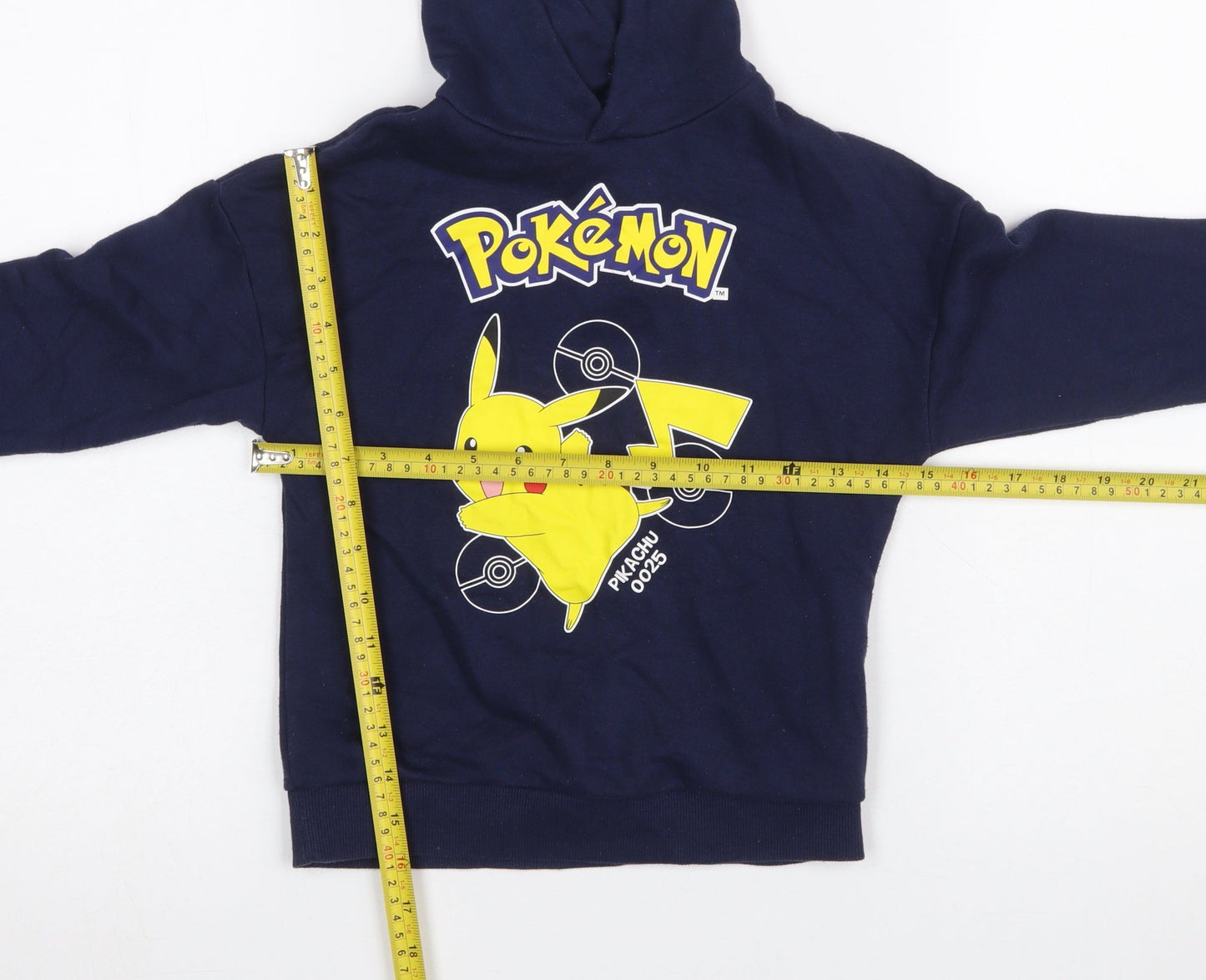 Boys UK Size 5-6 Years Primark Blue Pullover Hoodie
