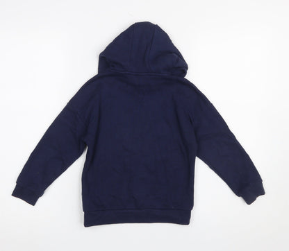 Boys UK Size 5-6 Years Primark Blue Pullover Hoodie
