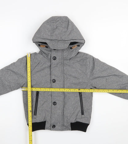 Boys UK Size 4 Years NEXT Grey Puffer Jacket