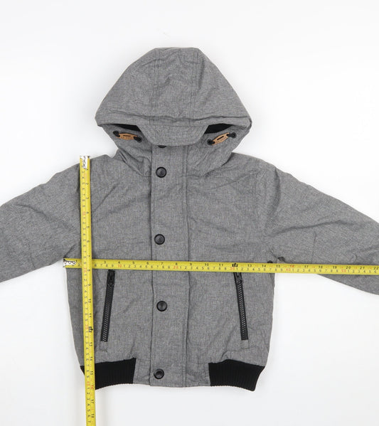 Boys UK Size 4 Years NEXT Grey Puffer Jacket