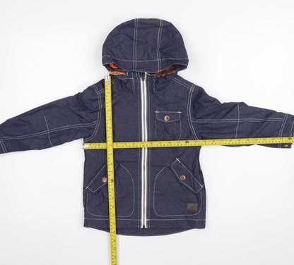 Boys UK Size 4 Years NEXT Blue Windbreaker Coat