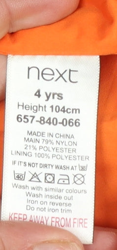 Boys UK Size 4 Years NEXT Blue Windbreaker Coat