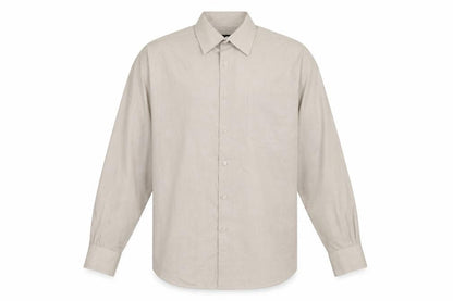 Cedarwood State Men's Beige Long Sleeve Classic Fit Button-Up Shirt 17.5in