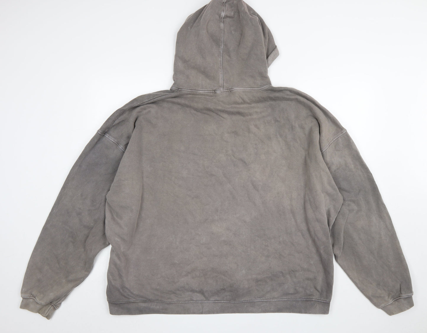 Womens UK Size L PRETTYLITTLETHING Grey Pullover Hoodie