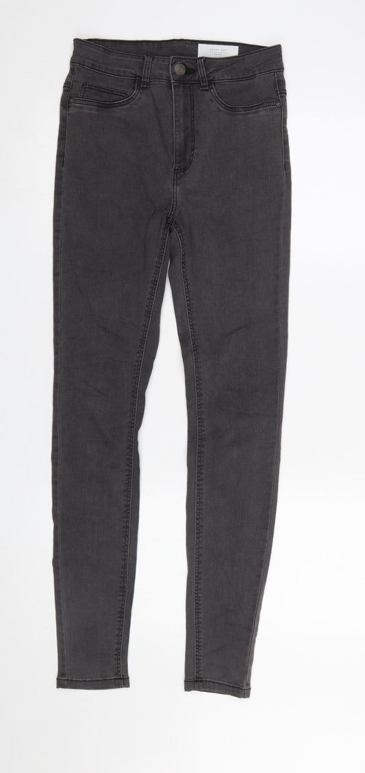 Womens UK Size 28 Noisy may Slim Fit Skinny Black Jeans