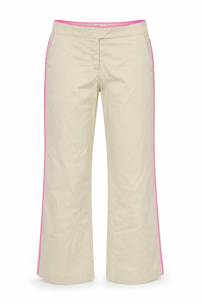 Womens UK Size 10 Whistles Slim Fit Chino Beige Trousers