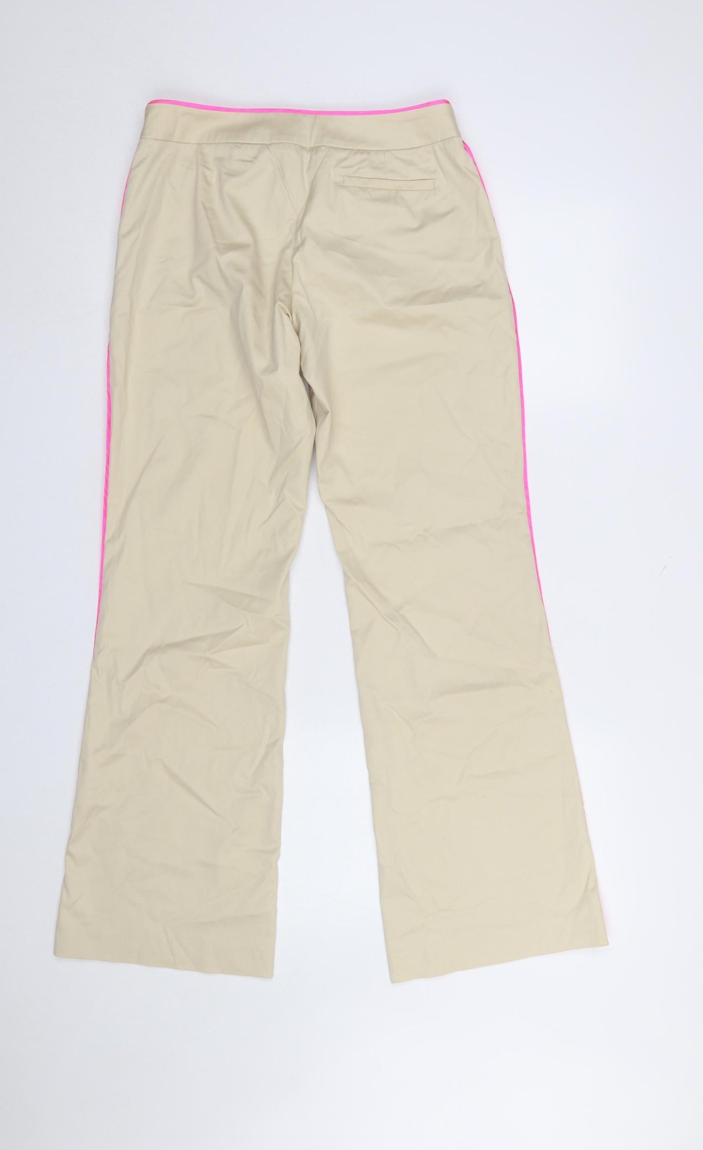 Womens UK Size 10 Whistles Slim Fit Chino Beige Trousers