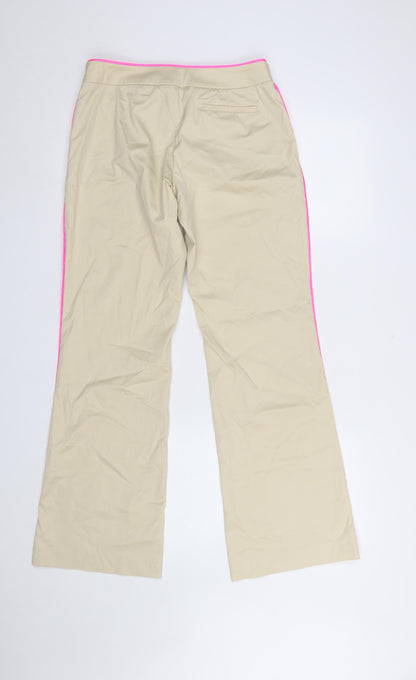 Womens UK Size 10 Whistles Slim Fit Chino Beige Trousers