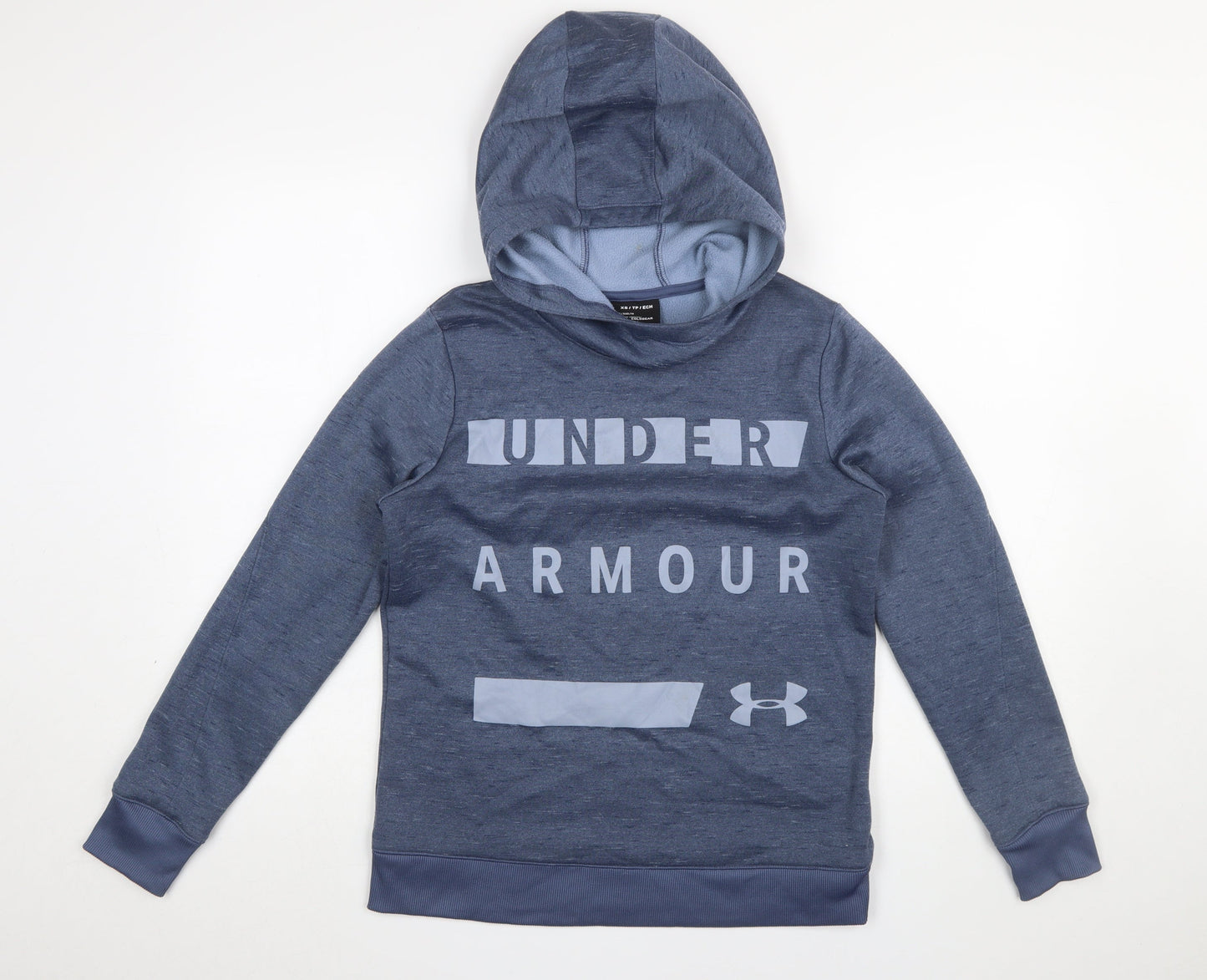 Mens UK Size XS Under armour Blue Pullover Hoodie