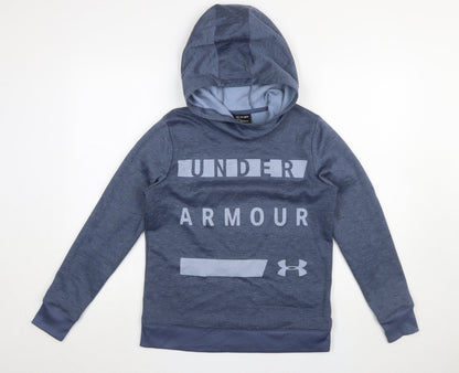 Mens UK Size XS Under armour Blue Pullover Hoodie