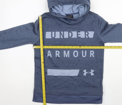 Mens UK Size XS Under armour Blue Pullover Hoodie