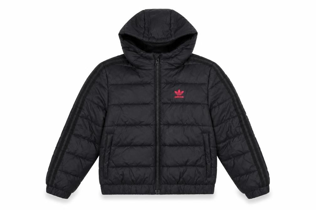 Girls UK Size 9-10 Years adidas Black Puffer Jacket