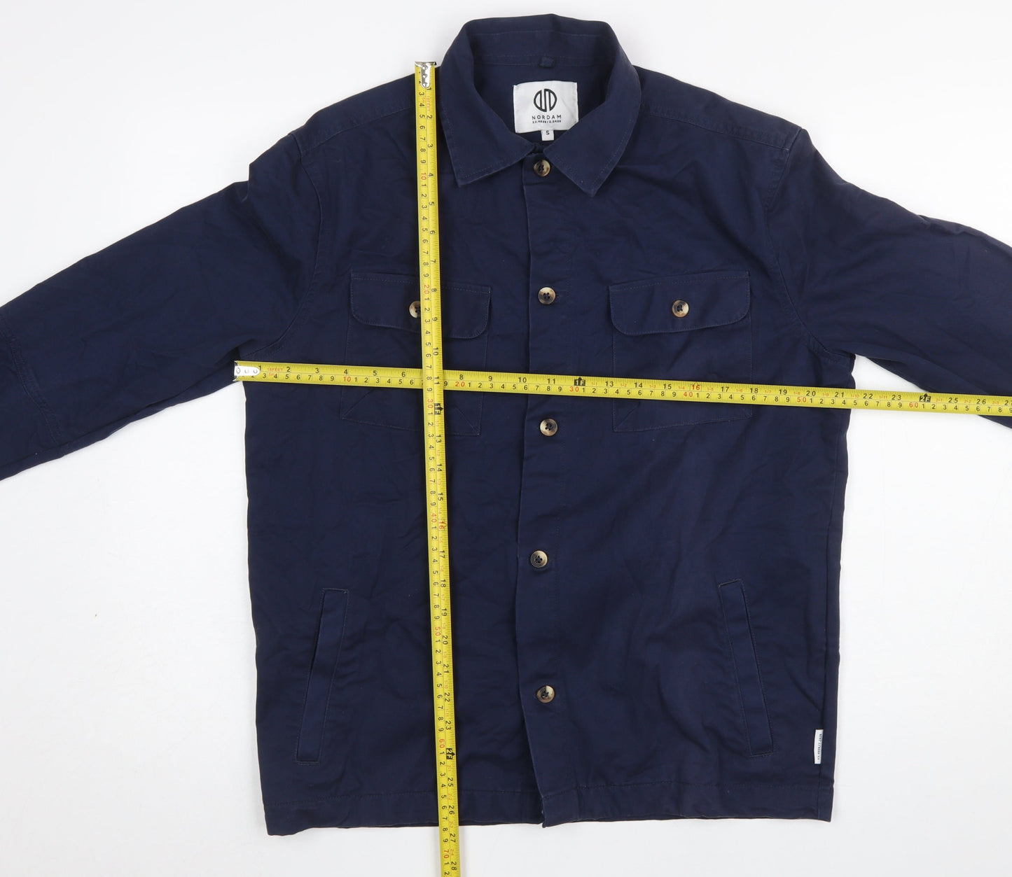 Mens UK Size S Nordam Blue Basic Jacket