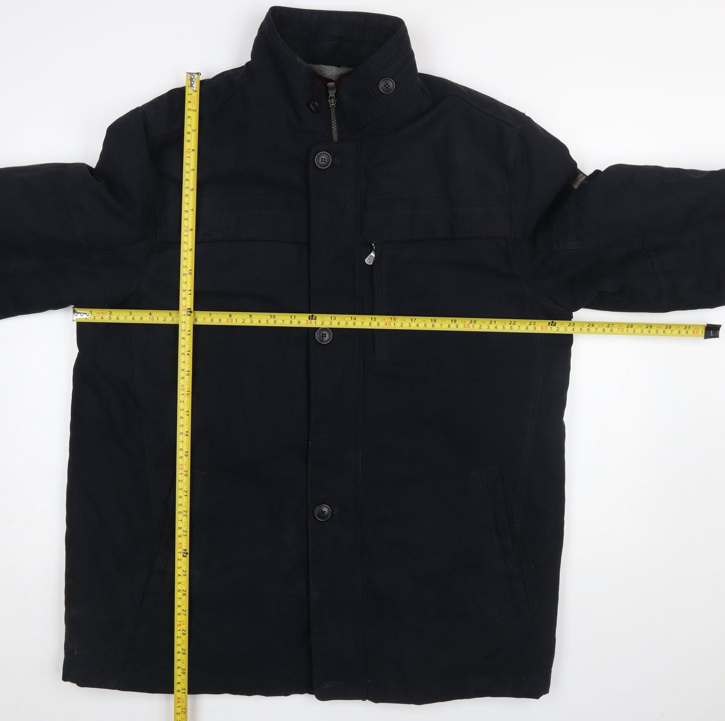 Mens UK Size 44R North Mile Black Military Jacket