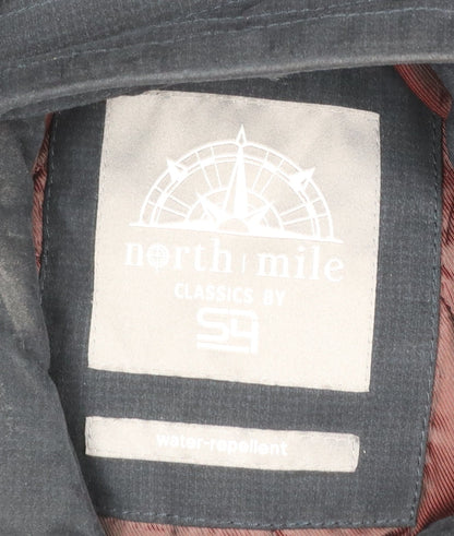 Mens UK Size 44R North Mile Black Military Jacket