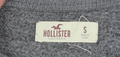 Womens UK Size S Hollister Grey Pullover Sweatshirt