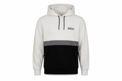 Mens UK Size S Diesel White Pullover Hoodie