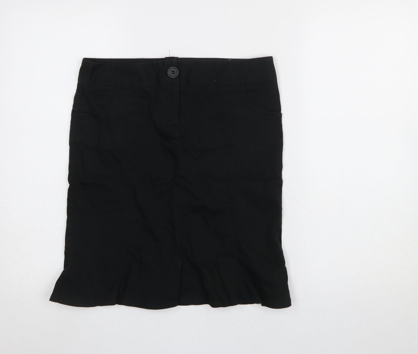 Womens UK Size 10 Topshop Straight & Pencil Twill Skirt
