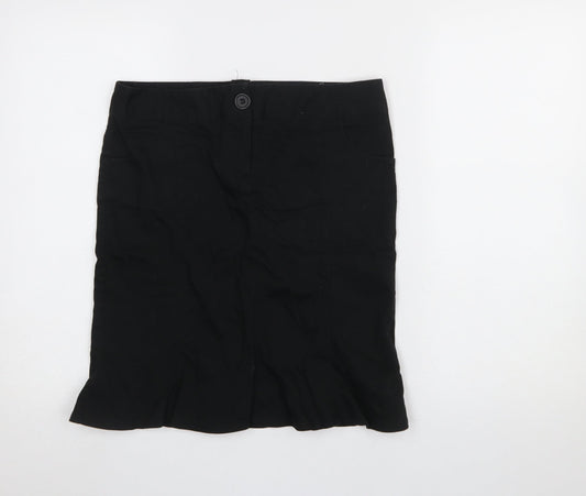 Womens UK Size 10 Topshop Straight & Pencil Twill Skirt
