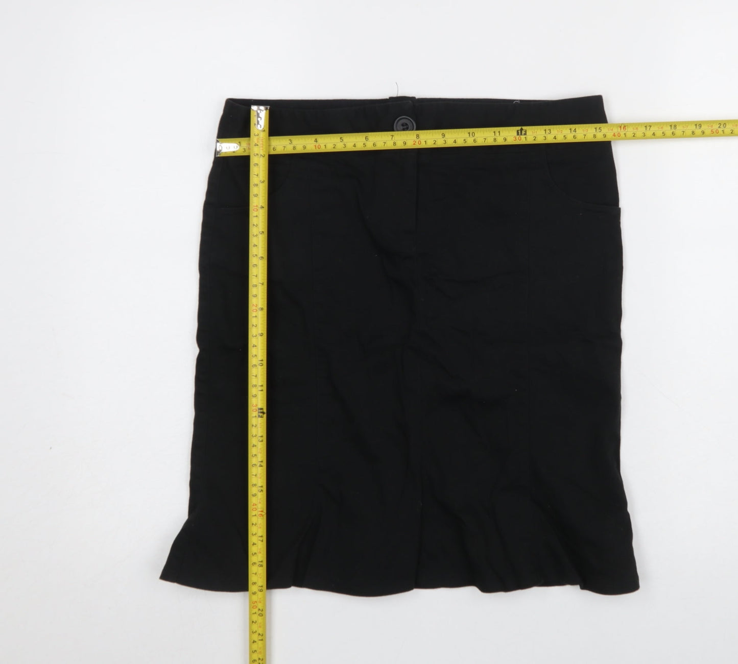 Womens UK Size 10 Topshop Straight & Pencil Twill Skirt