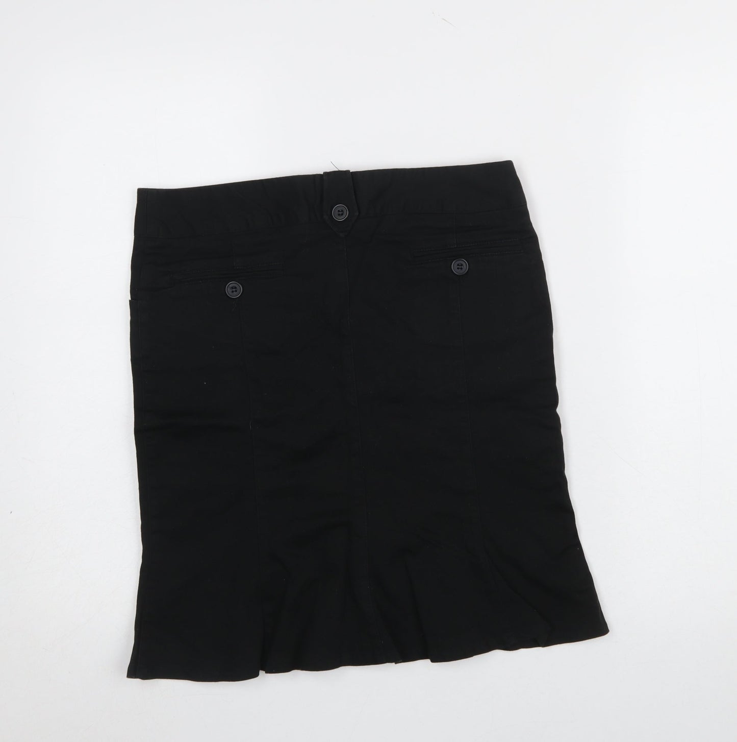 Womens UK Size 10 Topshop Straight & Pencil Twill Skirt