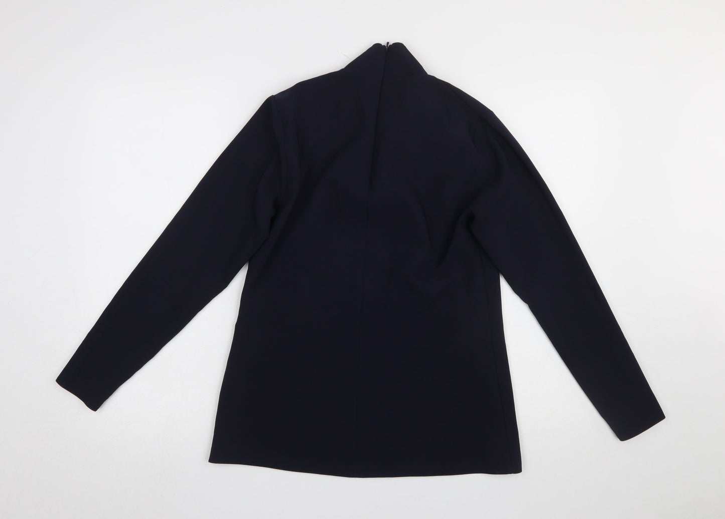Womens UK Size 8 Closet London Blue Tunic Blouse